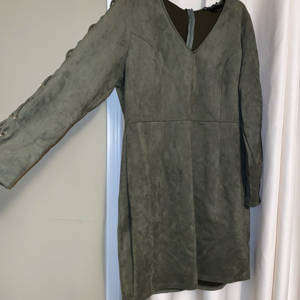 Suede (faux) dress